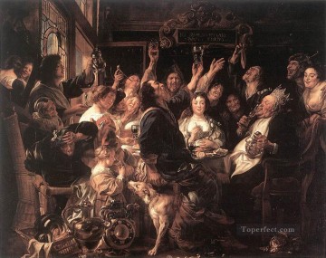  Flemish Works - The Bean King Flemish Baroque Jacob Jordaens